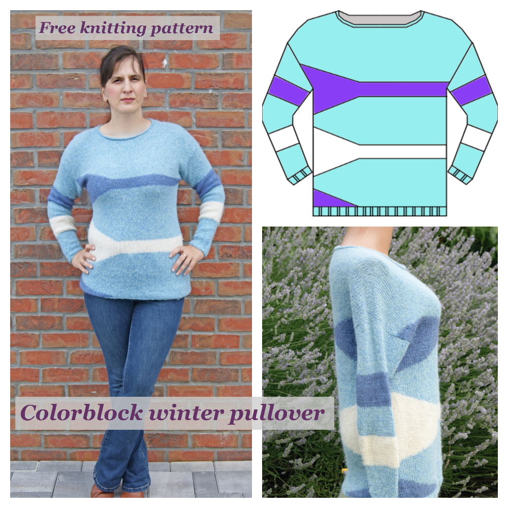 Colorblock pullover