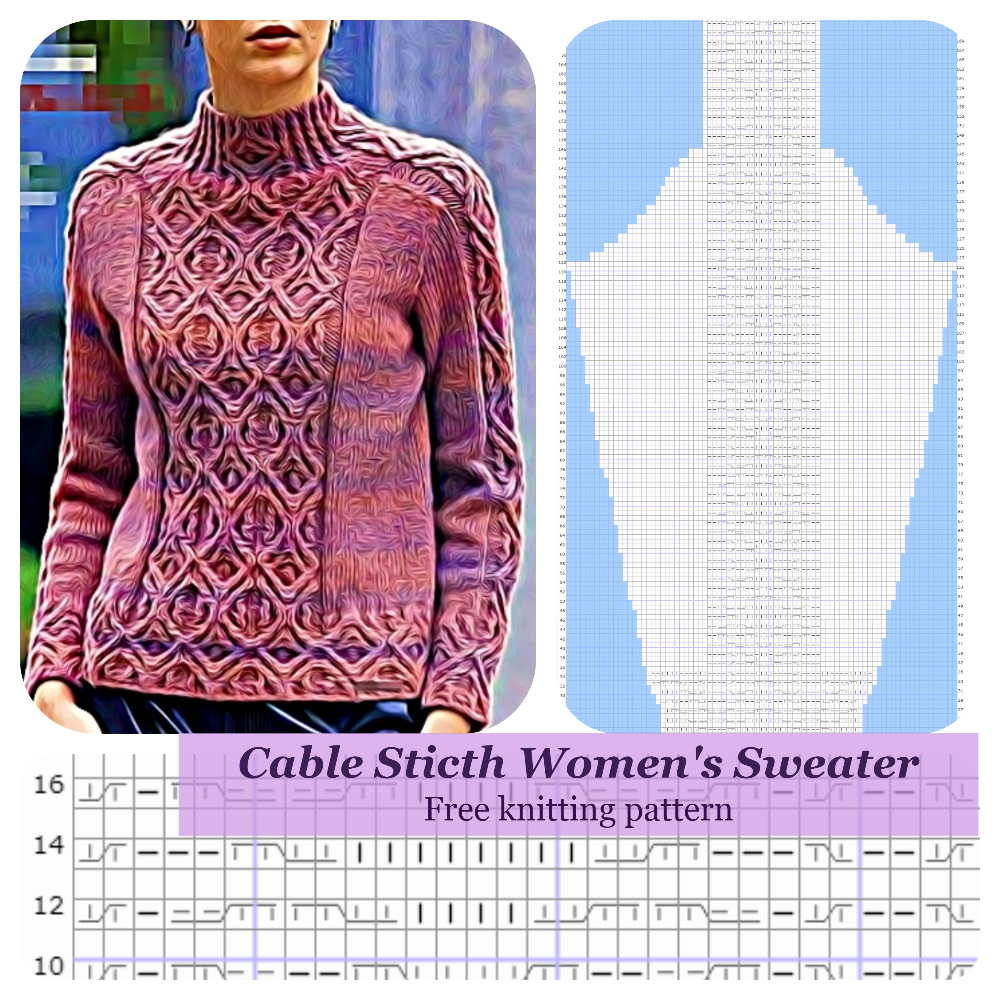 Cable Stitch Women's Sweater